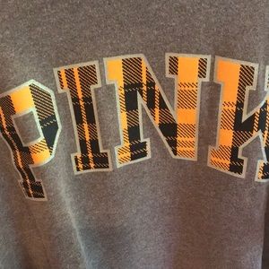 Victoria's Secret Grey Sweatshirt. Yellow/Black .